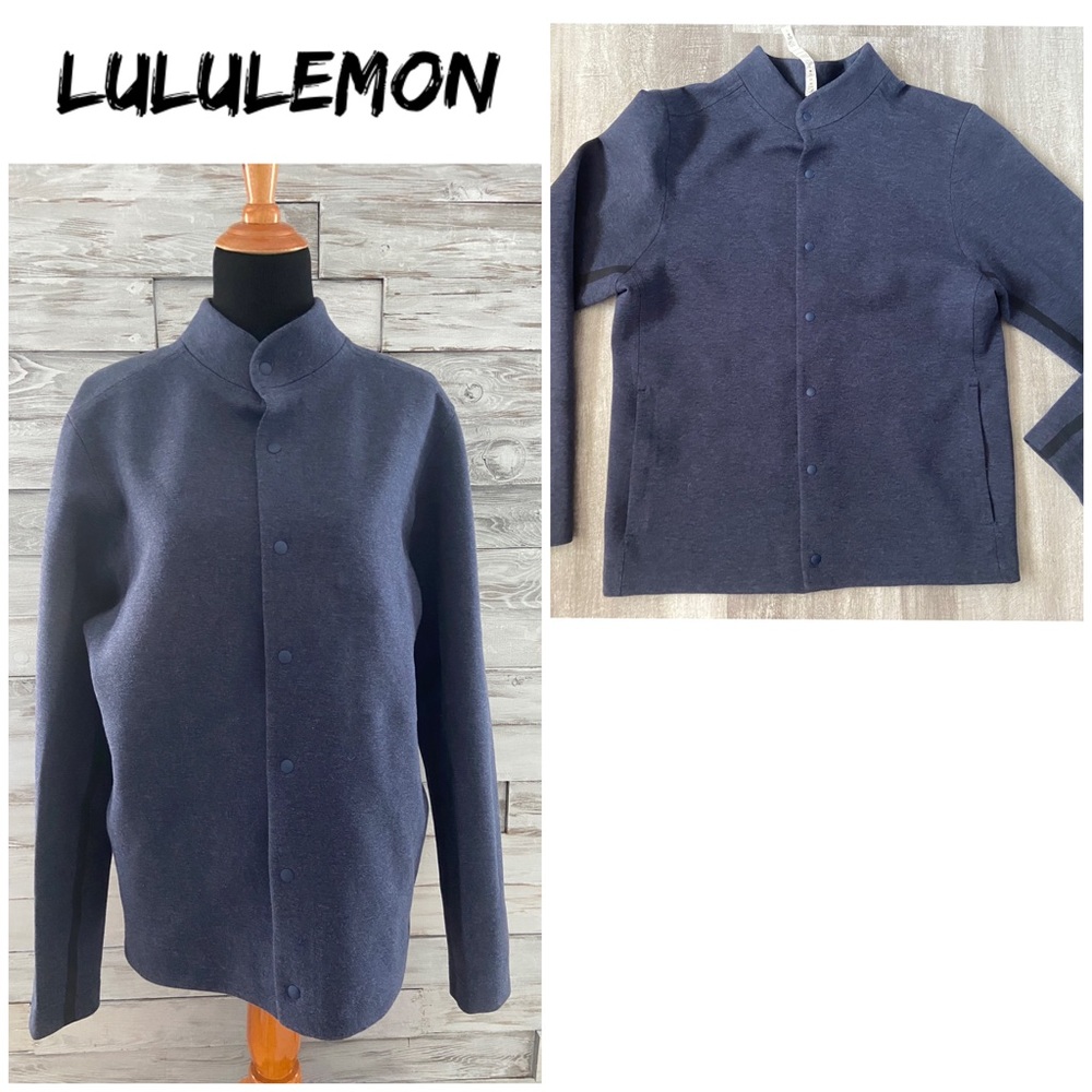 lululemon athletica Navy Blue Bomber Jacket